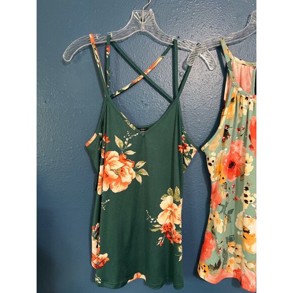 3 Papermoon Floral Camisole Tank Tops Bundle - Picture 3 of 9